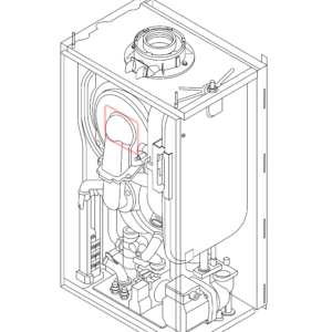 7662082 - BAXI - 600 Range - 624 - Combustion Unit Seal